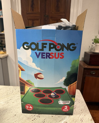 Golf Pong Versus 2-Pack Backyard Chipping Game Set w/ Travel Bag