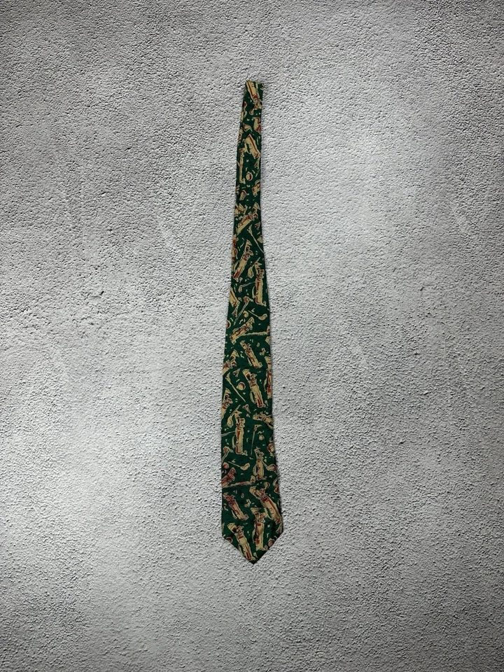 Corbata de seda Givenchy vintage estilo dinero antiguo Foto 2 de 4