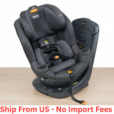 NEW Chicco Fit360 ClearTex Rotating Convertible Car Seat - Carbon, Free Ship