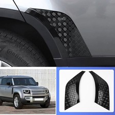 2p For Land Rover Defender 2020-25 Black Rear Door Side Anti-scratch Plate Trim