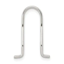 Sterling Silver Omega Earring Wire 6Pcs Jewerly - Pack of 6