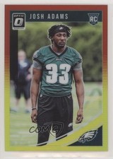 2018 Donruss Optic Rookies Red & Yellow Prizm Josh Adams #146 fm0