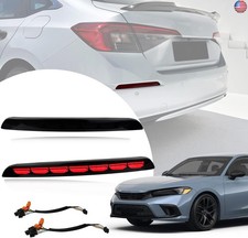 Smoked Housing Full LED Rear Reflector Fog DRL Kit for Honda Civic 11th