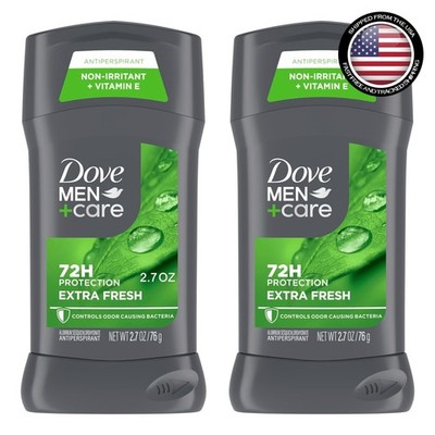 Dove Men+Care Extra Fresh Antiperspirant Stick 2-Pack - 72H Odor Protection
