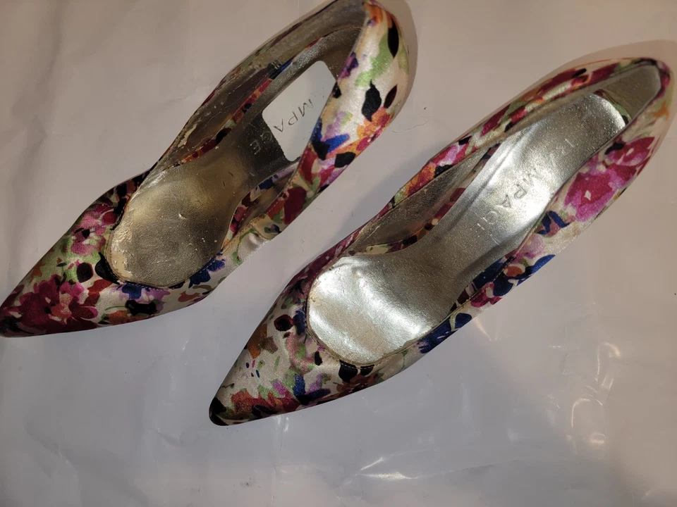 Zapatos de tacón de aguja Gabriel floral talla 9 Rampage para mujer Foto 2 de 4