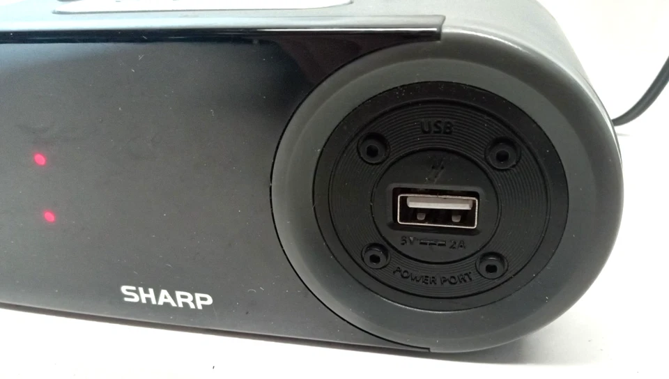 Digital Alarm Clock with Ultra Fast Charging USB Quick Charge Port 4 Cell Phone - Image 2 of 4