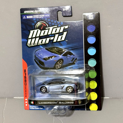 Greenlight 1/64 Motor World Lamborghini Gallardo Blue New Series 2 2010 Release