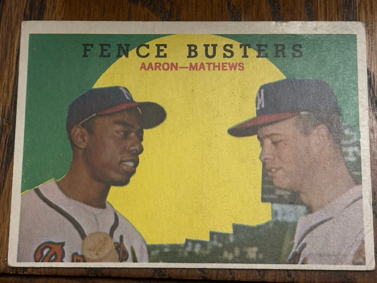 Topps Hank Aaron Baseball Sports Trading Card Singles for sale | eBay