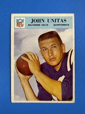 JOHNNY UNITAS ~ 1966 Philadelphia #24 (VG-EX) ~ HOF ~ BALTIMORE COLTS