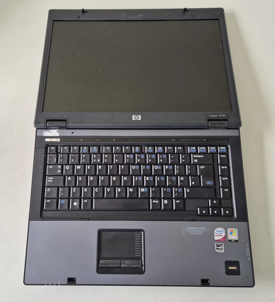 HP Compaq 6710b 120GB HD 1GB RAM Core 2 Duo 2.1GHz WinVista NO BATTERY USED - Image 3 of 4