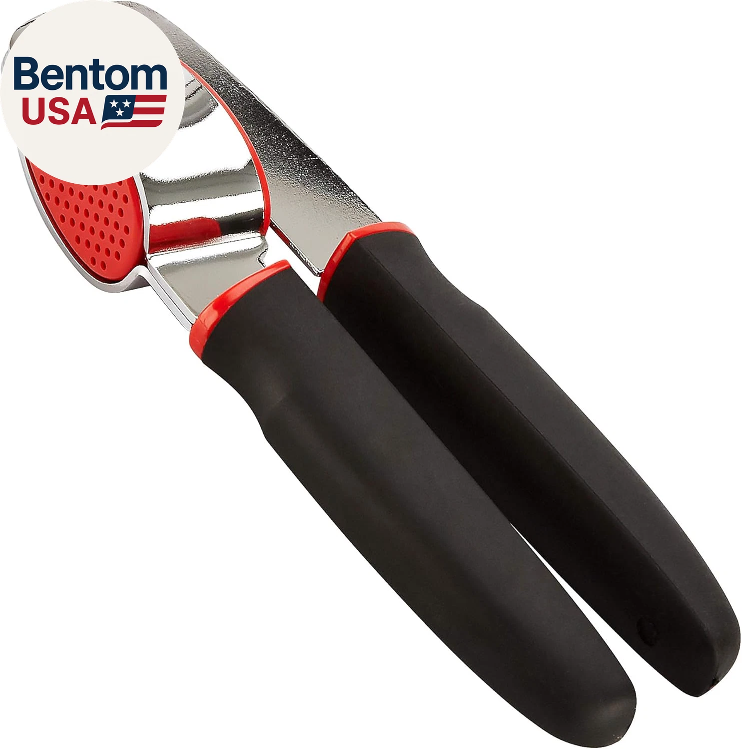 Touch Dishwasher Safe Garlic Press with Stainless Steel Head, Black/Red
Opens in a new window or tab
