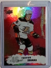 2021-22 Upper Deck Series 1 - 2021-22 Rookie Class Trevor Zegras #RC-3 Red (RC)