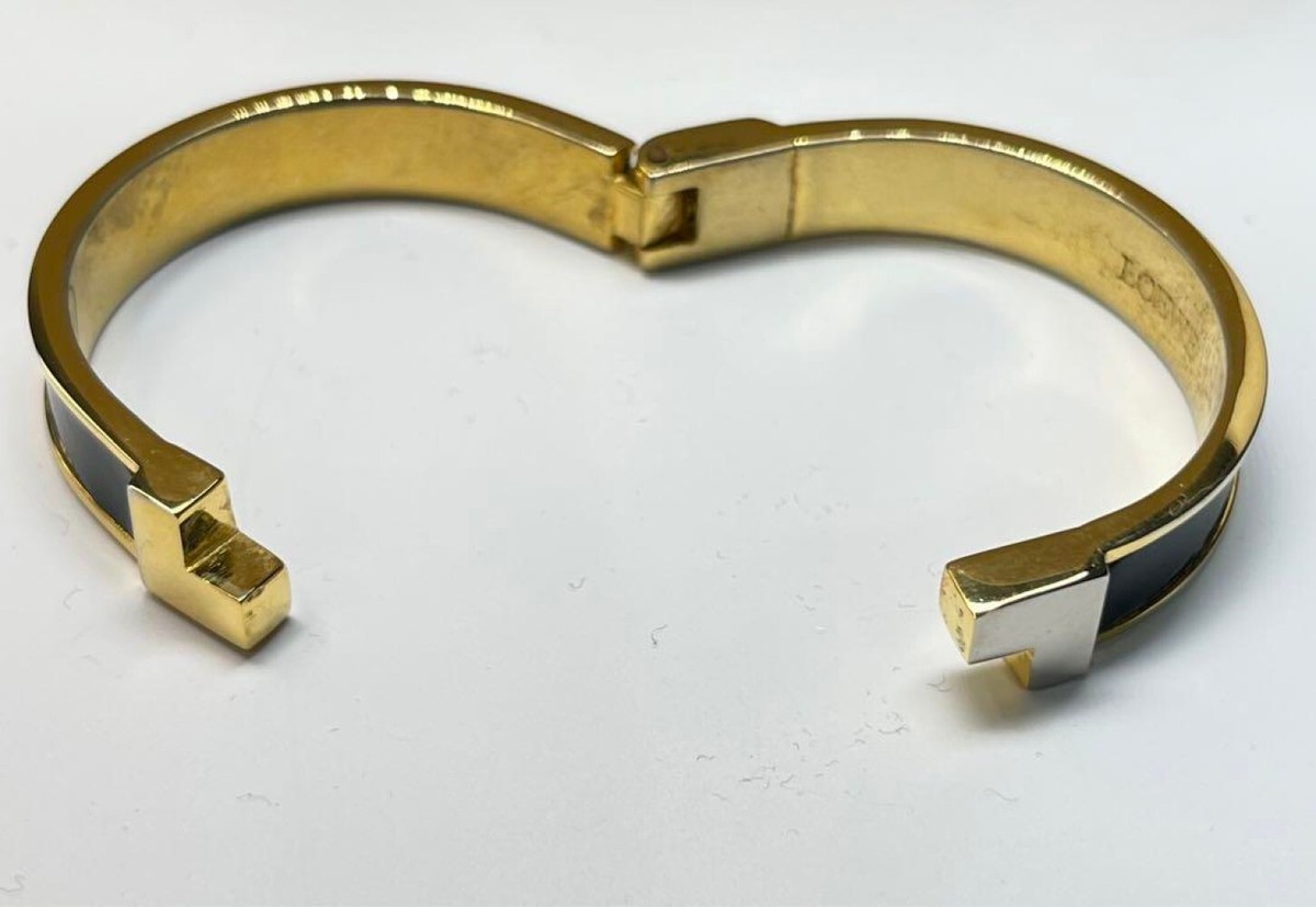 ♠︎ LOEWE ♠︎ Vintage ♠︎ bracelet Vintage Loewe Bracelet Silver Tone Cuff Style 6.5” / Loewe