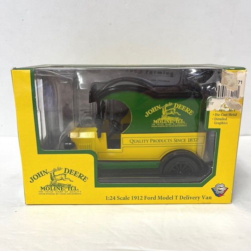 John Deere Toy 1912 Ford Model T Delivery Van Die Cast 1:24 Scale 2006 New - Picture 7 of 8