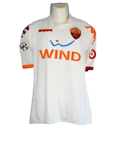 MAGLIA ROMA TOTTI MATCH WORN ISSUE 10 VINTAGE 2008-98 away XL Made in Albania - Foto 2 di 7