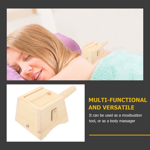 1 Set Convenient Massage Boxes Wooden Moxibustion Therapy Massagers - Picture 8 of 12