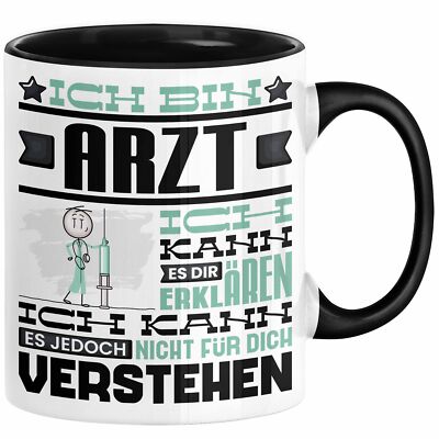 Arzt Geschenk Tasse Geschenkidee für Arzt Geburtstag Lustiger Spruch Ich Bin Arz