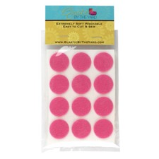 1" Medium Pink Adhesive Felt Circles - Pack of 240 Dots