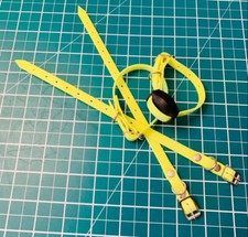 1 FERRETING COLLAR BRIGHT YELLOW FITS DEBEN MARK 3 BioThane® RABBITING HUNTING