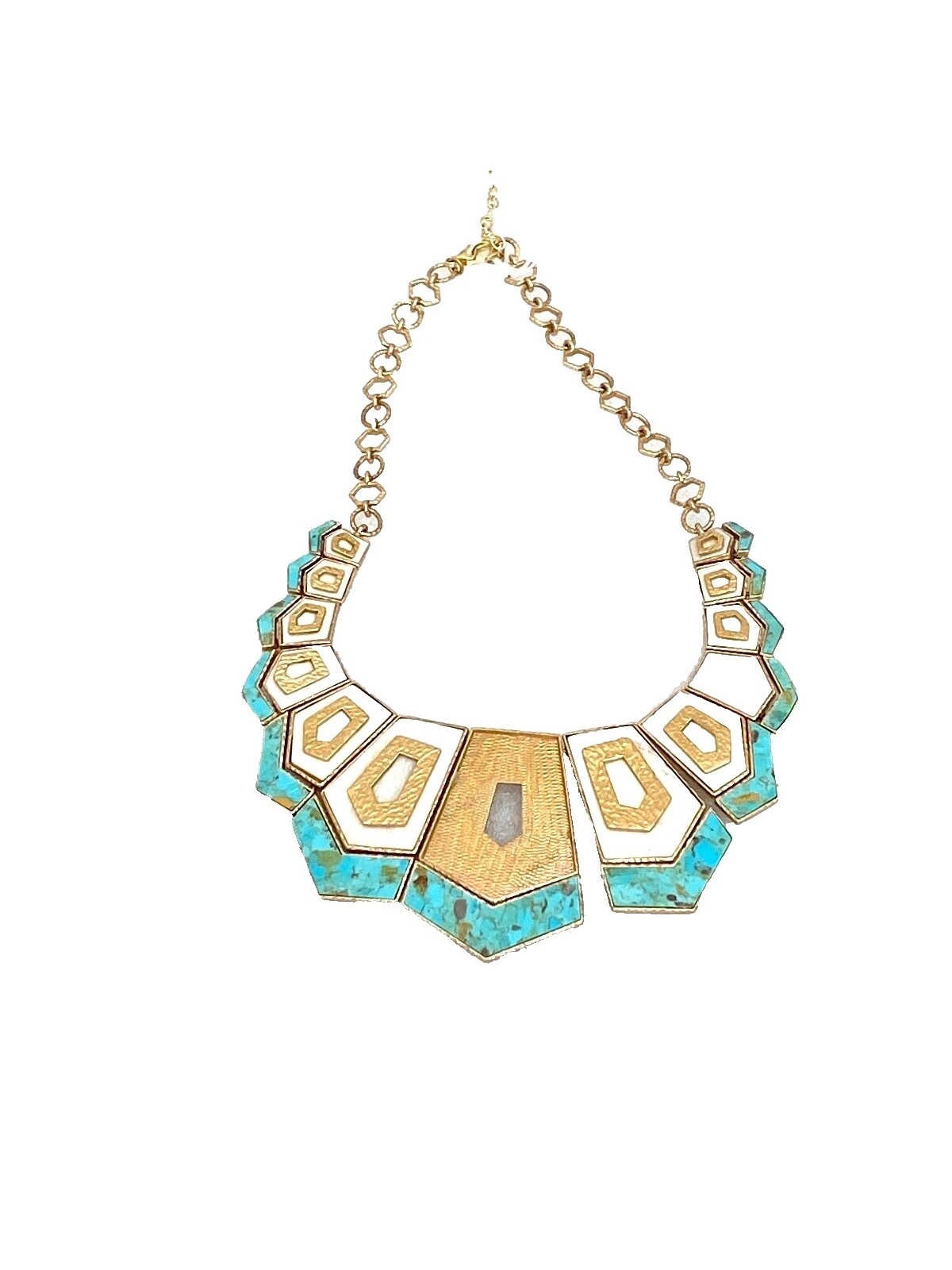 Collares y colgantes De moda HUESO TURQUESA