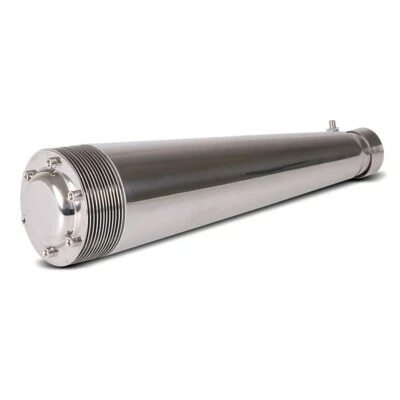 Echappement Forge B pour Yamaha XV 750 Virago inox Silencieux - Photo 1/4