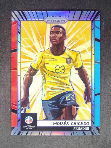 2024 Panini Prizm COPA America Moises Caicedo #11 Ecuador Manga Case Hit SSP