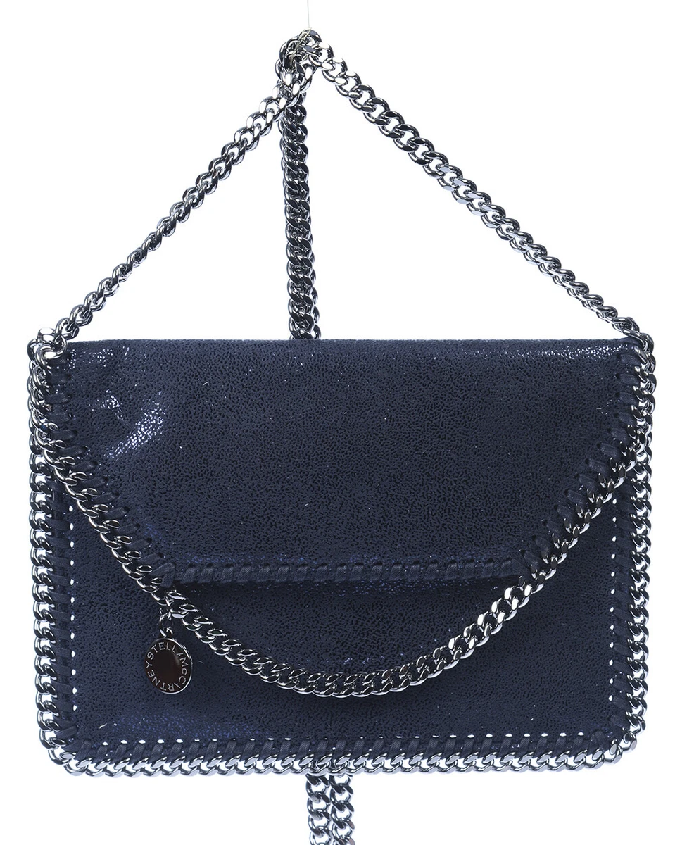 Pochette Stella McCartney Motif Python Bleu - Cuir Vegan - Occasion - Accessoire Femme