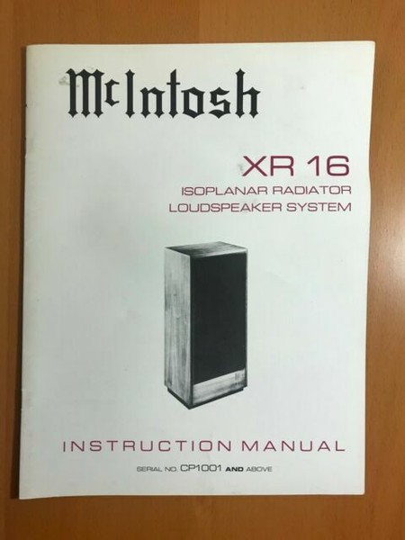 mcintosh xr16