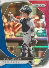 2020 Panini Prizm Tres Barrera #206 Red White  Blue Prizm SP RC