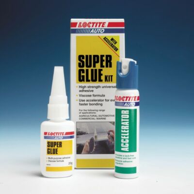 LOCTITE 416 Sekundenkleber Set hochfest - schnelle Verklebung | BESCHLEUNIGER Aktivator 20g