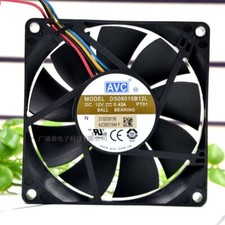 1 pcs AVC Fan DS08015B12L 8CM 8015 DC 12V 0.42A 4 pin Chassis Power cooling fan