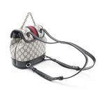 Sac à dos GUCCI Ophidia Mini GG Supreme 79522196IWN4076 toile cuir blanc NEUF