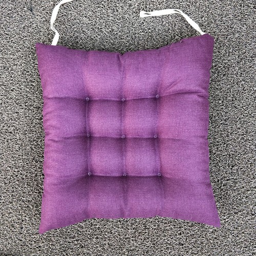 Cojín para silla de asiento interior/exterior 1 pieza con corbata jardín comedor patio oficina - Imagen 40 de 82