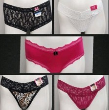 NWT Maidenform La Senza Bundle Lot Of 5 Lace Thong Body Short Panties M