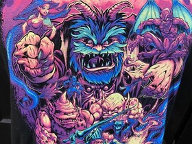 teeVillain Ghosts 'n Goblins Retro Video Games NES Black Medium T-Shirt