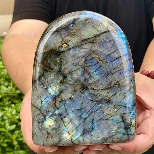 4LB Natural elongated stone Madagascar polished crystal healing stone - Picture 6 of 12