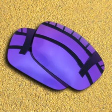 Polarized Lenses Replacement for-OAKLEY Crankshaft - Solid Purple Mirror