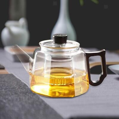 Borosilikat Teekessel Loseblatt Teekocher Holzgriff Bar 650ml Japanisch