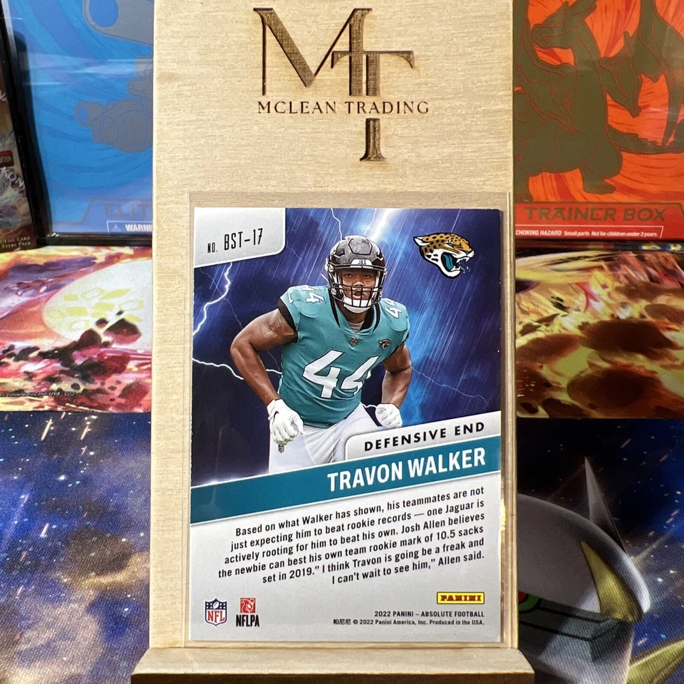 Travon Walker By Storm Rookie Card- 2022 Absolute Football Jaguars - Image 2 of 2