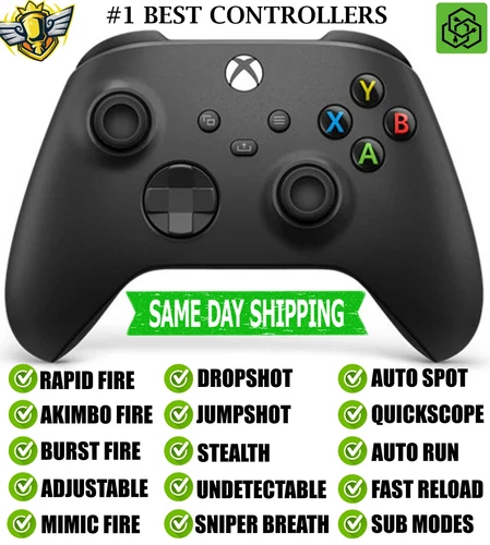 Silent Modz Best Rapid Fire Modded Controller for Xbox Series X S, Xbox One, PC