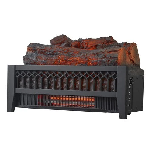 20-дюймовый инфракрасный кварцевый электрический нагреватель комплект журналов 5200 БТЕ пульт дистанционного управления деревенская сосна - Изображение 2 из 4