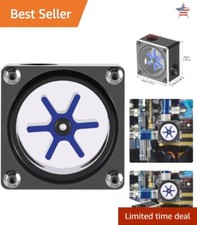 Water Cooling Flow Meter - G1/4 Threaded, 6 Impeller, Easy to Install  Use
