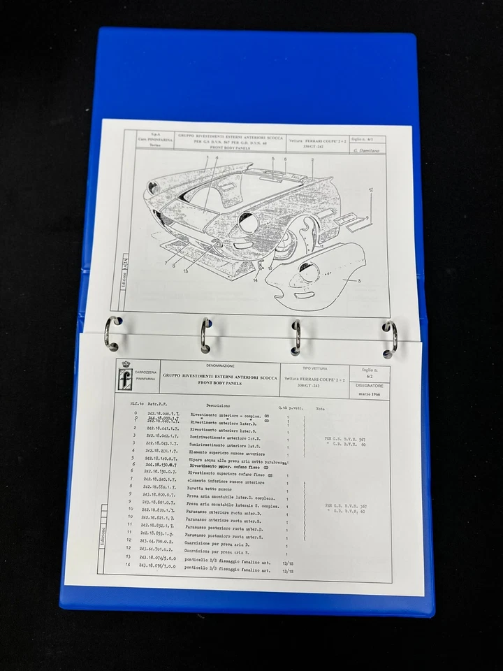 Catálogo de repuestos Ferrari 330 GT 2+2 1964-1967 - MarParts Foto 4 de 4