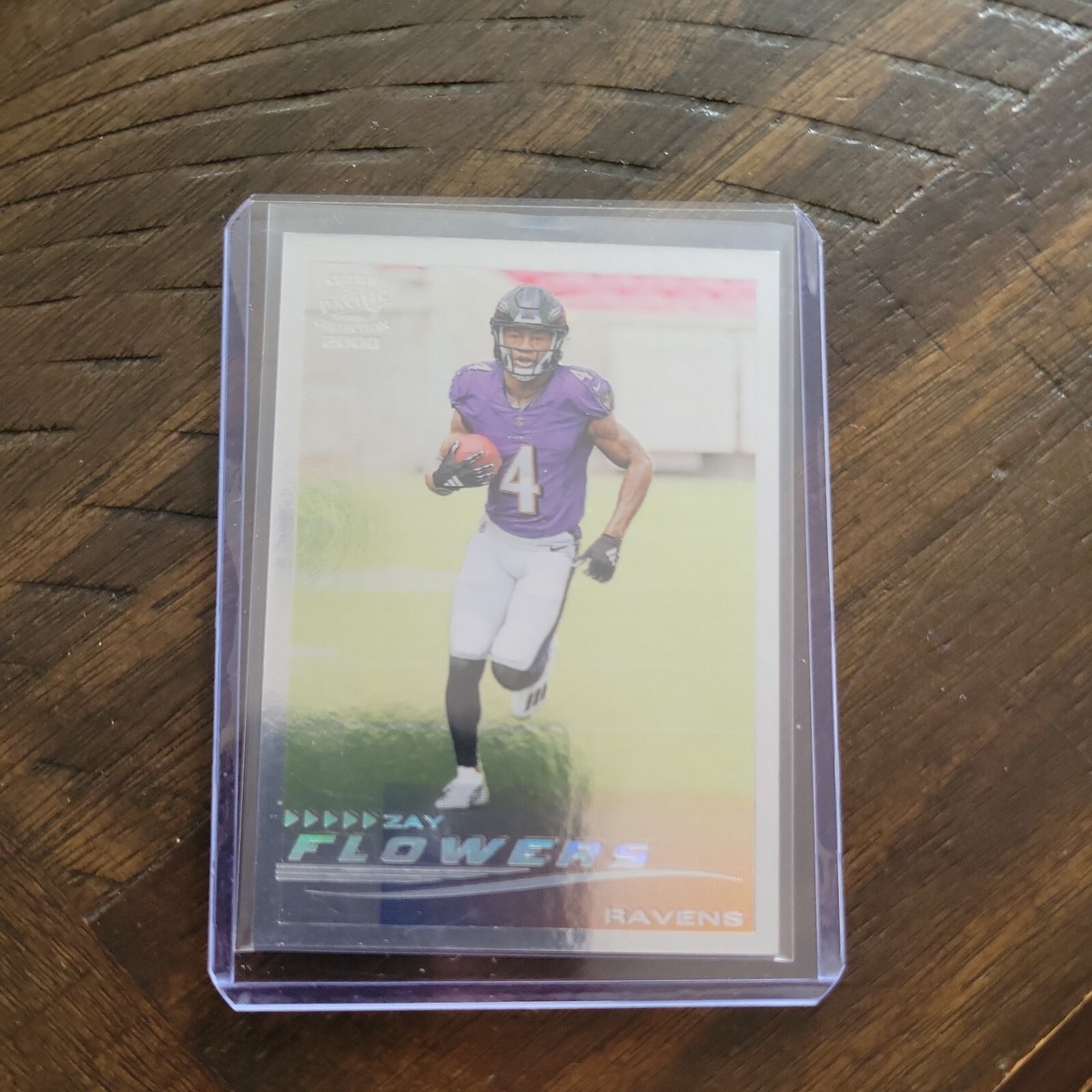 2023 Zenith Football Zay Flowers RC Crown Pacific Collection