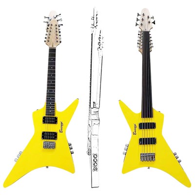 5 String Fretless Bass/ 12 String Double Neck Busuyi Guitar