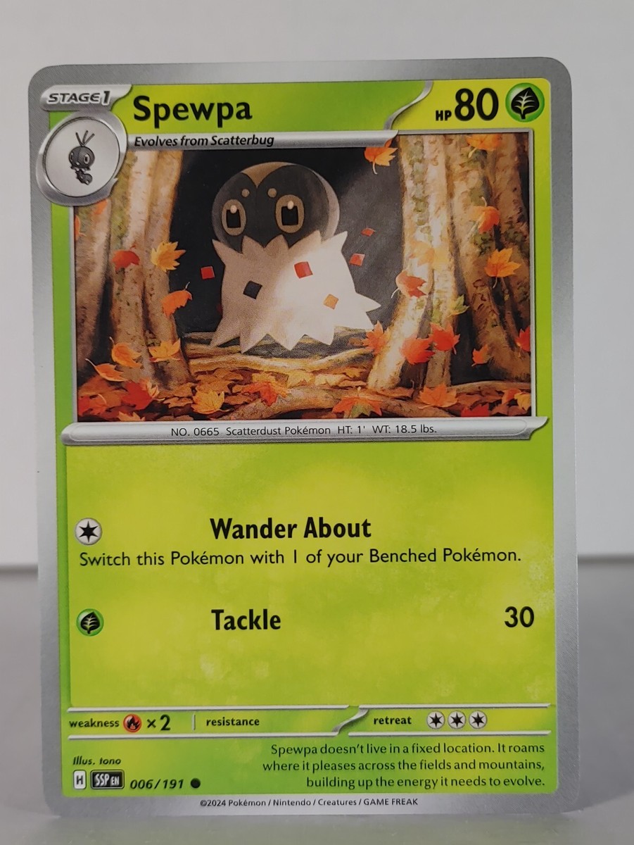 Spewpa - SV: Surging Sparks - #006 - Pokemon