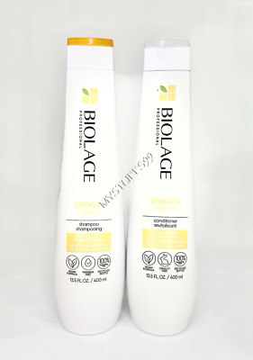 MATRIX BIOLAGE SMOOTH PROOF SHAMPOO & CONDITIONER SET 13.5 fl oz NEW FREE SHIP!!