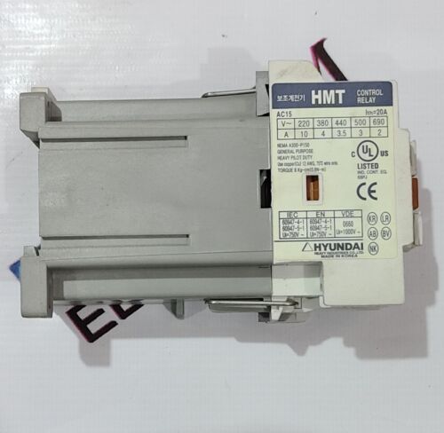 HYUNDAI ELEKTRISCHER HMT40 ZUSATZSCHÜTZ 10A SPANNUNG 24VDC KOSTENLOSER SCHNELLER VERSAND - Bild 3 von 6