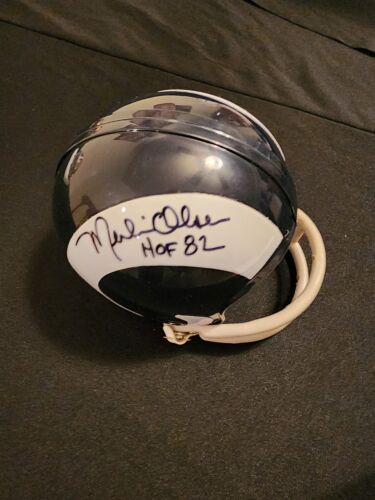 Merlin Olsen Los Angeles Rams signierter Minihelm Beckett - Bild 2 von 2