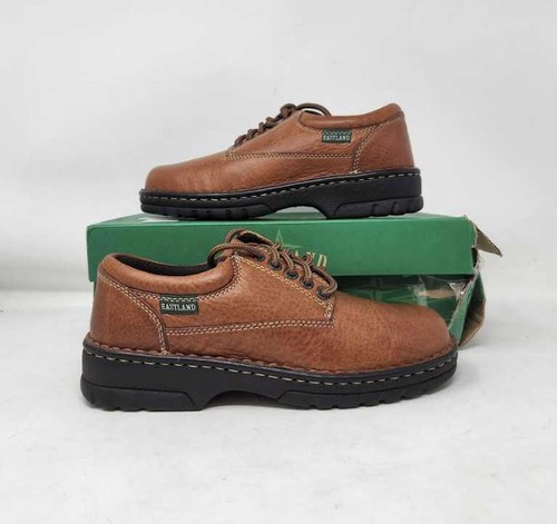 8 Eastland Plainview tan oxford shoes 